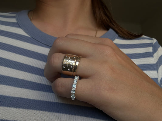Caribbean blue ring