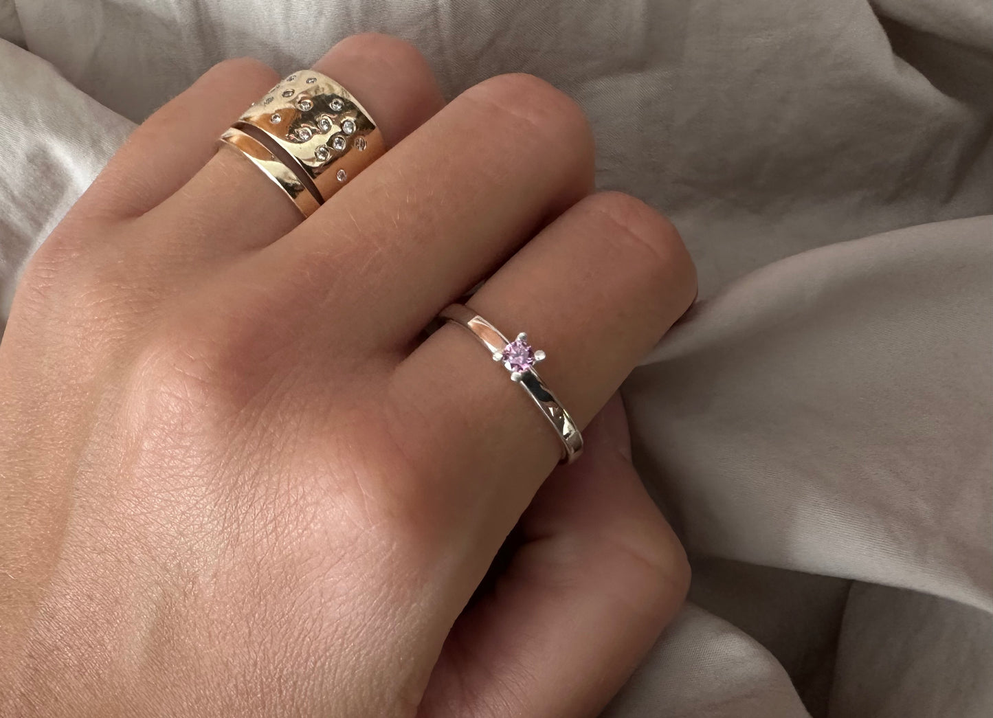 Pink prinsesse ring