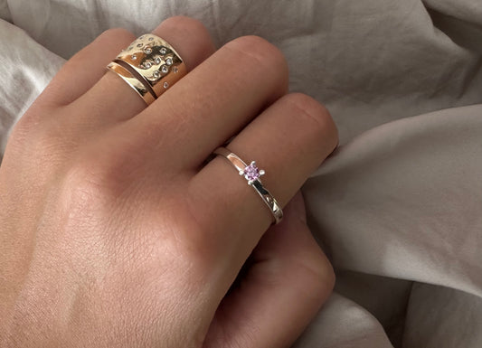 Pink prinsesse ring